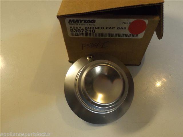 MAYTAG STOVE 307210 Assy, Burner Cap Gas NEW IN BOX MAYTAG STOVE 307210 Assy, Burner Cap Gas NEW IN BOX